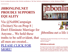 Tablet Screenshot of jhbonline.net